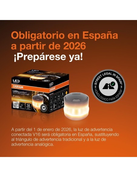 BALIZA OSRAM DE EMERGENCIA DGT 3.0 GEOLOCALIZABLE