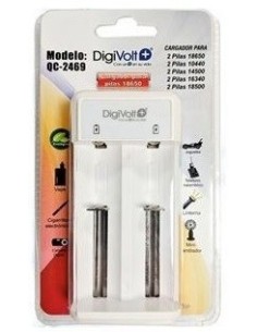 CARGADOR 2 BATERIAS LI-ION 10440÷18650 AJUSTABLE A 220V