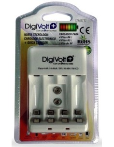 CARGADOR NI-CD & NI-MH & 9V 4AA & 4AAA