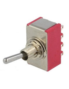 CONMUTADOR 4PDT 4C-2P SOLDAR ON-ON