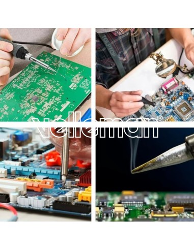 ESTACION AIRE CALIENTE & SOLDADOR PARA SMD  2 EN 1