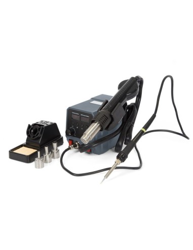 ESTACION AIRE CALIENTE & SOLDADOR PARA SMD  2 EN 1