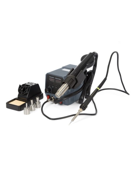 ESTACION AIRE CALIENTE & SOLDADOR PARA SMD  2 EN 1
