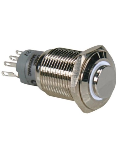 INTERRUPTOR ANTIVANADALICO ARO BLANCO 1A/1C