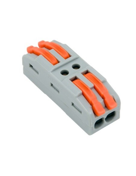 CONECTOR ELÉCTRICO RÁPIDO 2 VIAS EN LINEA A PALANCA