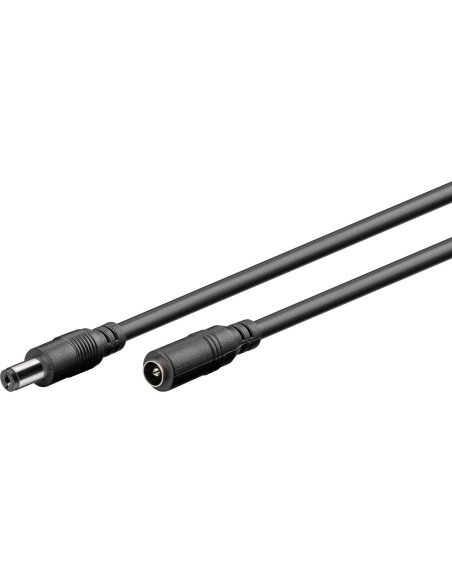 ALARGO DC-DC 3MT. 5.5x2.1mm Max.2A  5÷24V NEGRO 20AWG 0.5mm²