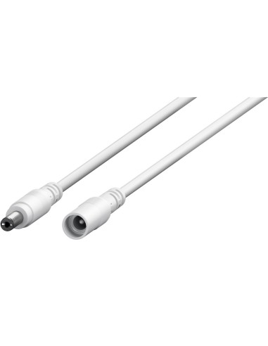 ALARGO DC-DC 3MT. 5.5x2.1mm Max.2A 5÷24V BLANCO 20AWG 0.5mm²