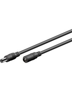 ALARGO DC-DC 5MT. 5.5x2.1mm Max.2A 5÷24V NEGRO 20AWG 0.5mm²