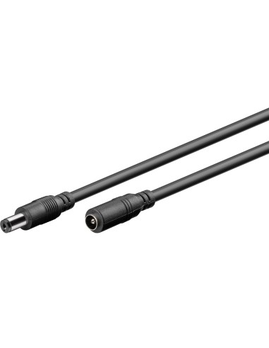 ALARGO DC-DC 5MT. 5.5x2.1mm Max.2A 5÷24V NEGRO 20AWG 0.5mm²