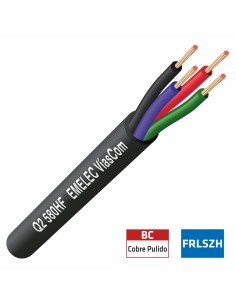 CABLE MANGUERA 4X0.5mm² FRLSZH LEDS RGB 12-24V