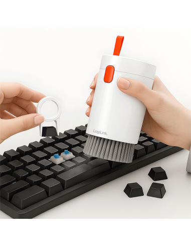 Juego de limpieza 20 en 1 color blanco