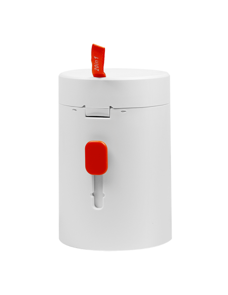 Juego de limpieza 20 en 1 color blanco