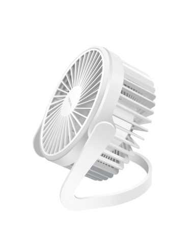 Ventilador de escritorio USB, 15,24 cm, 40 dB, blanco
