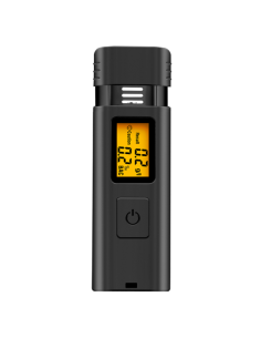 Alcoholímetro, pantalla LCD, color negro