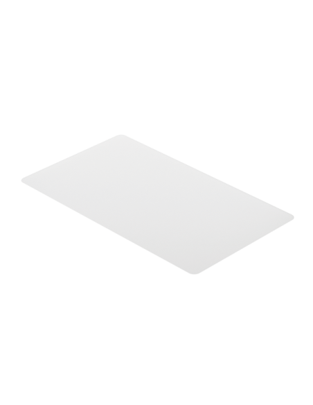 Alfombrilla protectora de suelo, 117x200x0,2 cm, resistente al agua, superficie brillante, transparente.