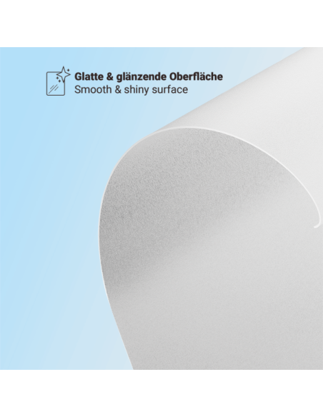 Alfombrilla protectora de suelo, 117x200x0,2 cm, resistente al agua, superficie brillante, transparente.