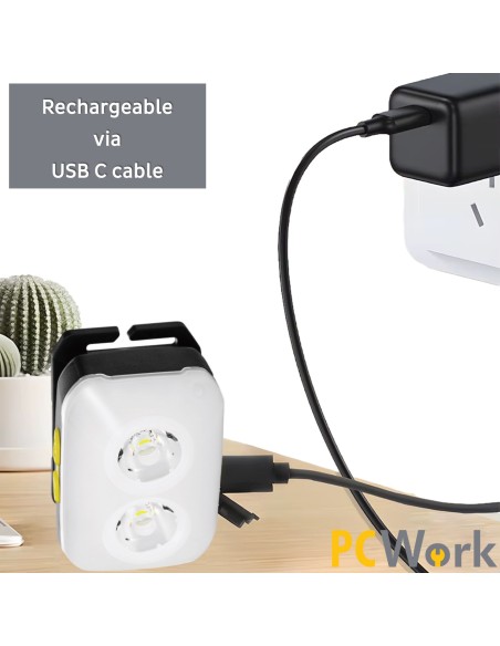 FRONTAL RECARGABLE 380LM