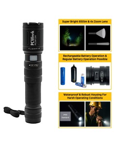 LINTERNA DE MANO 650LM ZOOM IPX4 2