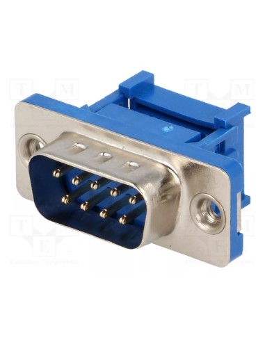 CONECTOR SUB-D MACHO 9PINS CABLE PLANO