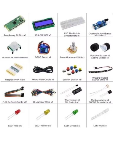 KIT STARTER KIT CON RASPBERRY PI PICO