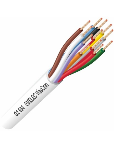 CABLE MANGUERA 12x0.20mm² TRENZADO BLANCO
