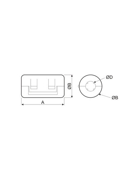 FERRITA ANTIPARASITARIOS 7.5MM