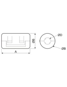 FERRITA ANTIPARASITARIOS 9MM 2