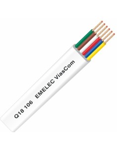 106B CABLE TEL.PLANO 6 VIAS BL