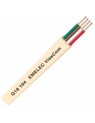 100M CABLE TELEF.4 VIAS MARFIL