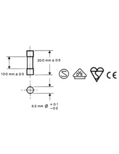 CAJA FUSIBLES RAPIDOS 5X20MM 2