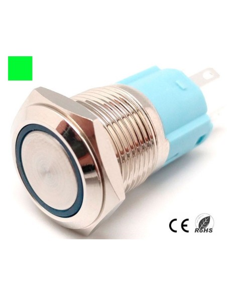 PULSADOR ANTIVANDALICO ARO VERDE 1NA & 1NC