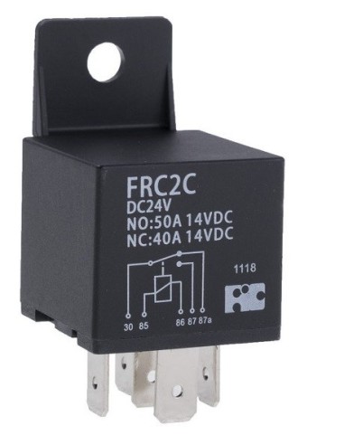 RELE AUTOMOCION 12V 40-50A 5 pins