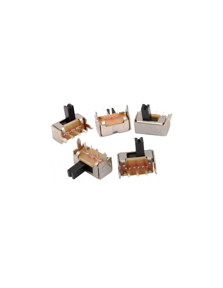 CONMUTADOR SPDT ON-ON ACODADO DESLIZANTE 3.00mm