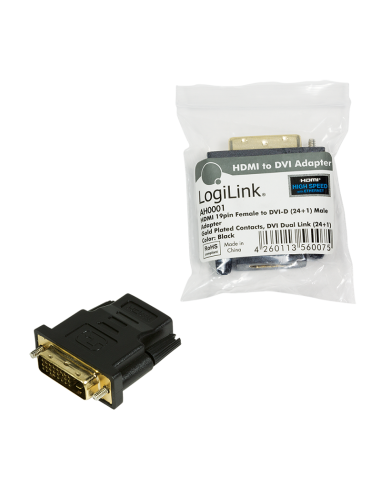 Adaptador HDMI/Hembra - DVI/Macho