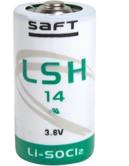 PILA LITIO R14-C 3.6V Ø26x50mm 5.8A