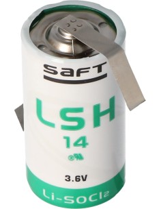 PILA LITIO 3.6V C R14 CON LENGUETA 8.5A Ø26x54mm