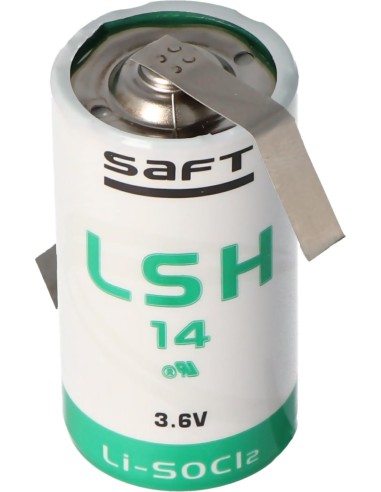 PILA LITIO 3.6V C R14 CON LENGUETA 8.5A Ø26x54mm