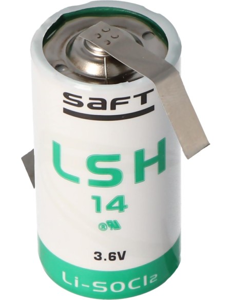 PILA LITIO 3.6V C R14 CON LENGUETA 8.5A Ø26x54mm