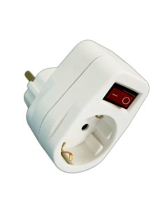 BASE DE ENCHUFE CON INTERRUPTOR 16A