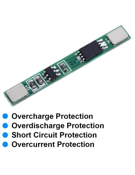 BMS 1S 3.7V 3A PROTECTOR BATERIA LI-ION