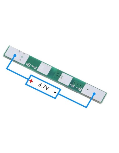 BMS 1S 3.7V 3A PROTECTOR BATERIA LI-ION