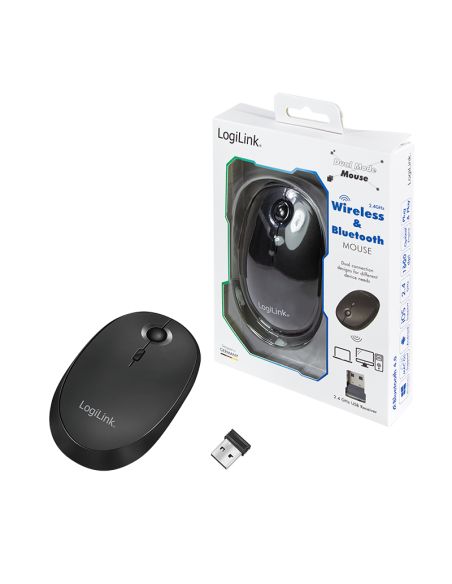 RATON WIRELESS/BLUETOOTH NEGRO