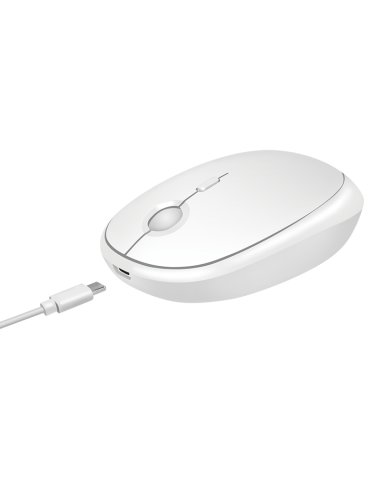 RATON WIRELESS/BLUETOOTH BLANCO