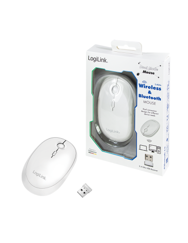 RATON WIRELESS/BLUETOOTH BLANCO