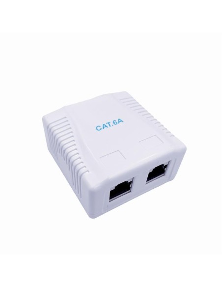 Caja superficie 2 x RJ45 CAT 6A STP