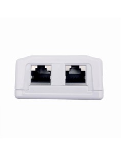 Caja superficie 2 x RJ45 CAT 6A STP 2