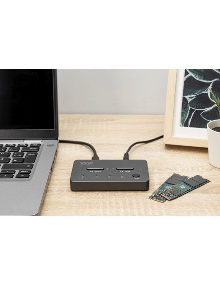 Estación de clonación de unidades SSD NVMe M.2 USB3.1 Gen2 Tipo-C