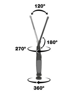 Linterna LED plegable 5 W COB IP44 2