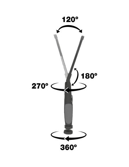 Linterna LED plegable 5 W COB IP44