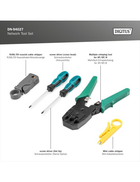 KIT DE HERRAMIENTAS PARA RED